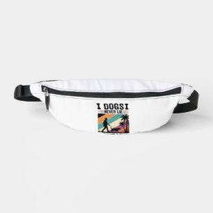 Dogs Never Lie About Love Vintage Walking Dog Desi Fanny Pack