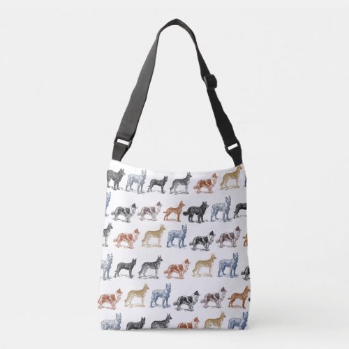 Dogs Of All Kinds Crossbody Bag