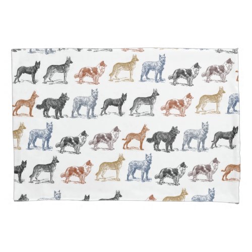 Dogs Of All Kinds Pillowcase