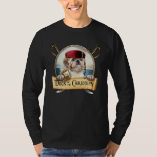 Dogs Of The Caribbean  Cute Shih Tzu Pirate Dog T-Shirt