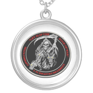 Dogs of War Silver Plated Necklace