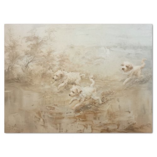 Dogs _ Oil Painting Style Tissue Paper