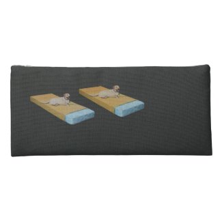 Dogs on Mattresses Pencil Case