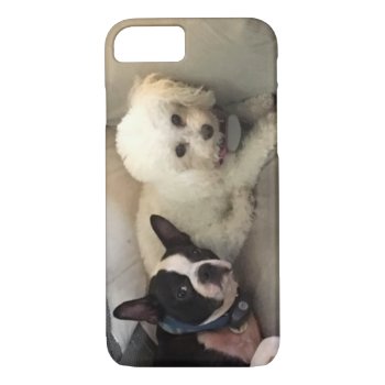 Dogs On The Couch Iphone 8/7 Case by hueylong at Zazzle