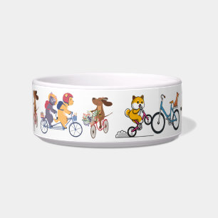 Dogs on wheels bowl