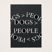 Dogs Over People – Funny Dog Quote (Front)