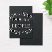 Dogs Over People – Funny Dog Quote (Desk)