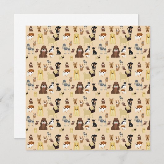dogs pattern. (Front/Back)