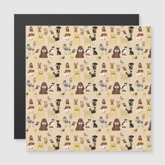 dogs pattern. (Front/Back)