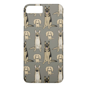Dogs Pattern iPhone 8 Plus/7 Plus Case