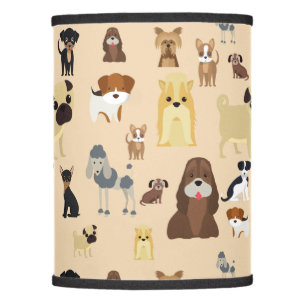 dogs pattern lamp shade