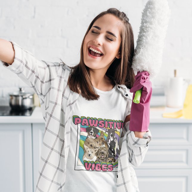 Dogs - Pawsitive Vibes T-Shirt (Creator Uploaded)