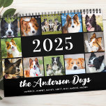 Dogs Photo Collage Personalized Modern 2026 Calendar<br><div class="desc">Introducing our 12-Month Family Photo Wall Calendar – the perfect blend of modern simplicity and heartfelt memories! This unique calendar features a full-page photo for each month, allowing you to showcase your family's most cherished moments in a stunning, high-quality format. Key Features: Full-Photo Pages: Each month boasts a full-size photo,...</div>