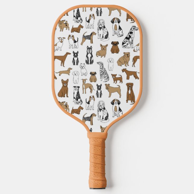 Dogs  pickleball paddle (Front)