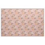 Dogs playing football team fabric