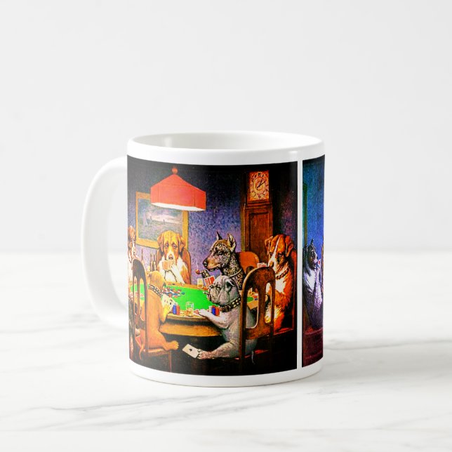 Dogs Playing Poker A Friend In Need Coffee Mug (Front Left)