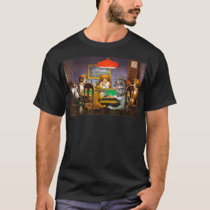 Dogs Playing Poker A Friend in Need T  T-Shirt