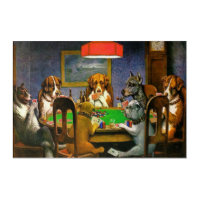Dogs Playing Poker