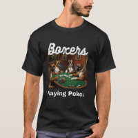 Dogs Playing Poker Boxers Dog Boxer Cards Distress