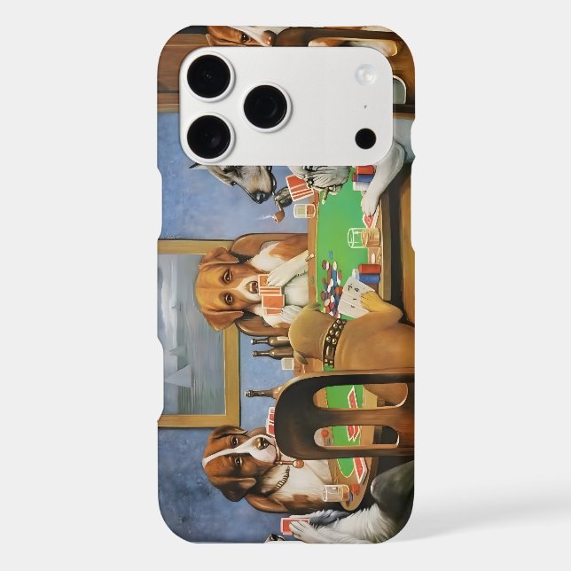Dogs Playing Poker by Cassius Marcellus Coolidge's Case-Mate iPhone Case (Back)