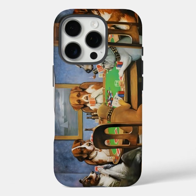 Dogs Playing Poker by Cassius Marcellus Coolidge's Case-Mate iPhone Case (Back)