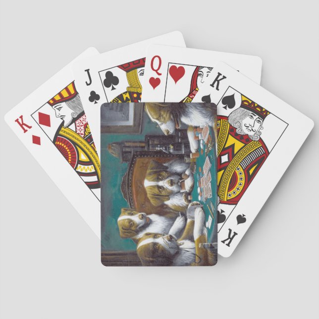 Dogs Playing Poker Cassius Marcellus Coolidge 1894 Poker Cards (Back)