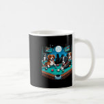 Dogs Playing Pool Table Billiards 8 Ball  Coffee Mug<br><div class="desc">Dogs Playing Pool Table Billiards 8 Ball</div>