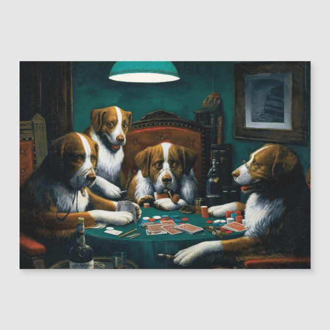 Dogs' Poker Game (Front)