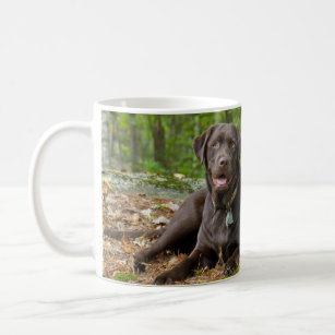 Dogs Puppies Black Lab Chocolate Labrador Retrieve Coffee Mug