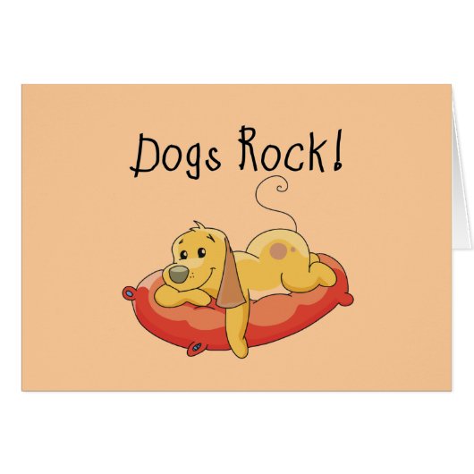 Dogs Rock Tshirts and Gifts (Front Horizontal)