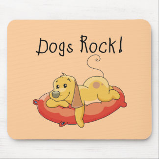 Dogs Rock Tshirts and Gifts Mouse Pad