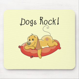Dogs Rock Tshirts and Gifts Mouse Pad