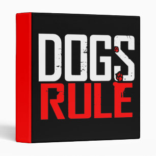 DOGS RULE BINDER