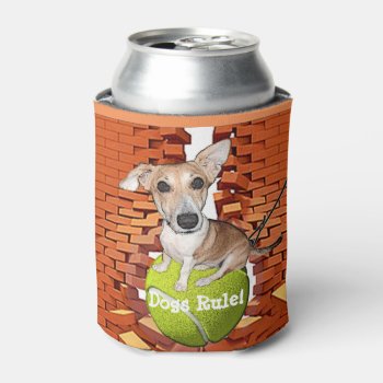 Dogs Rule! Can Cooler by images2go at Zazzle