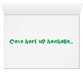 Dogs rule. cards (Inside Horizontal (Bottom))