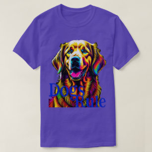 Dogs Rule Golden Retriever T-Shirt