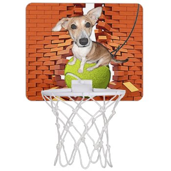 Dogs Rule! Mini Basketball Hoop by images2go at Zazzle