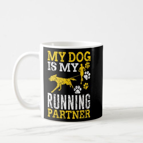 Dogs Run Partner Dog Sports Canicross  Coffee Mug