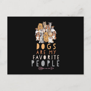 Dogs Saying Postcard