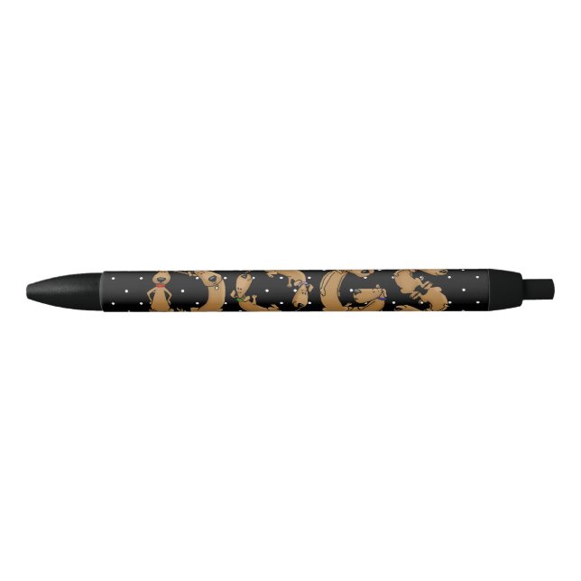 DOGS Spelled in Cute Funny Dog Letters Pen (Front)