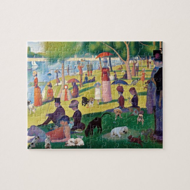 Dogs' Sunday Gathering Jigsaw Puzzle (Horizontal)