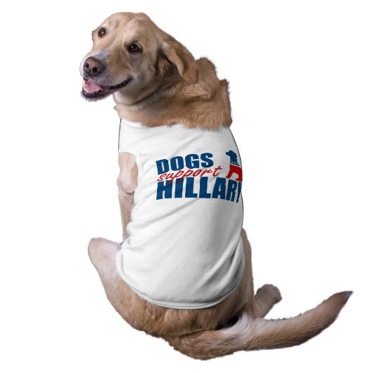 DOGS SUPPORT HILLARY TEE (Back)