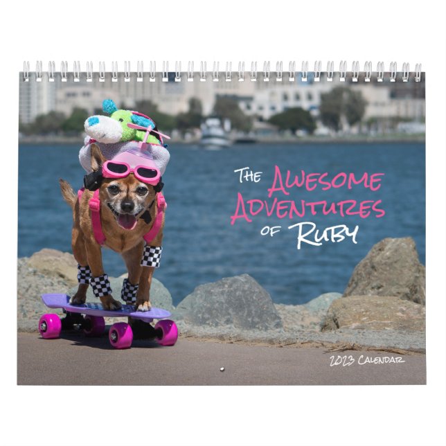 Dogs - The Awesome Adventures of Ruby - 2023 Calendar (Cover)