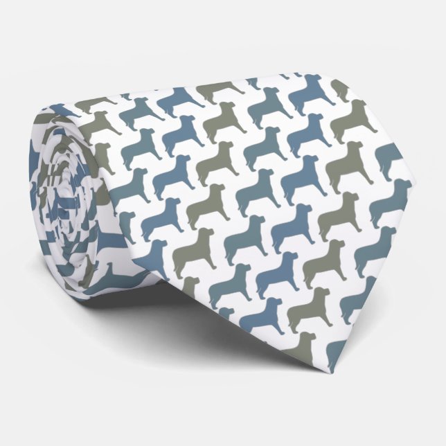 Dogs Tie Armani Gray (Rolled)