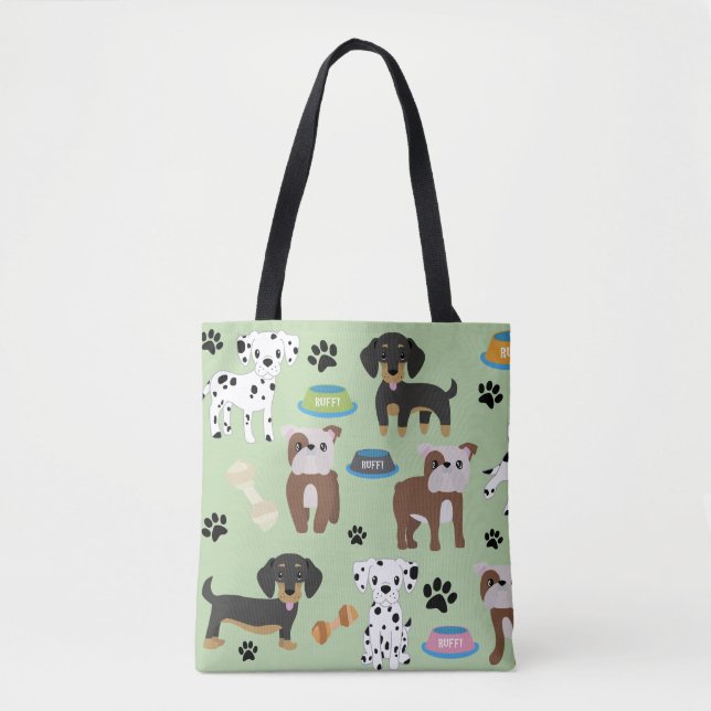 Dogs Tote Bag - Dog Group 3 (Front)