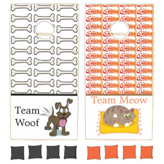 Dogs Versus Cats Cornhole Set