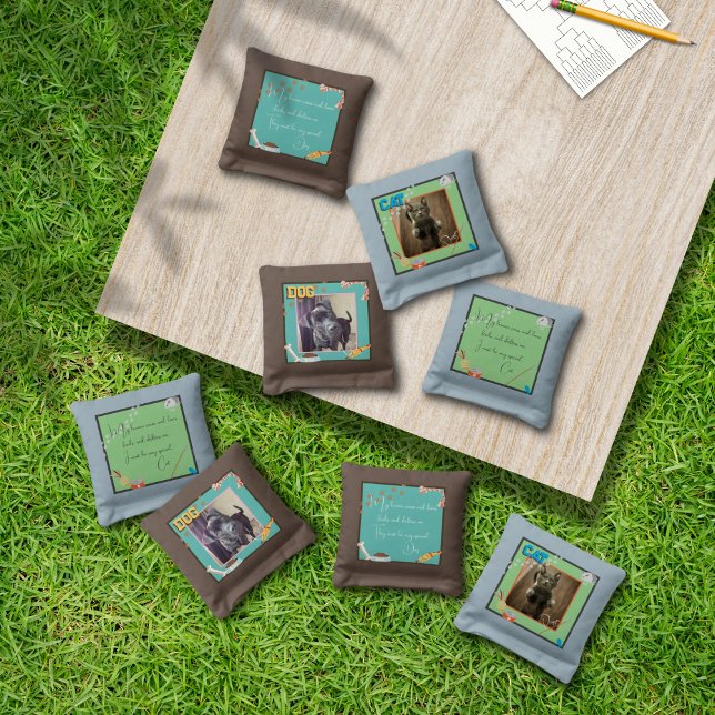 Dogs vs Cats Cornhole Bags (Creator Uploaded)