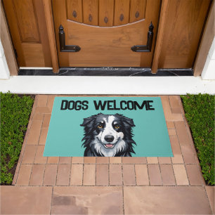 Dogs Welcome Doormat