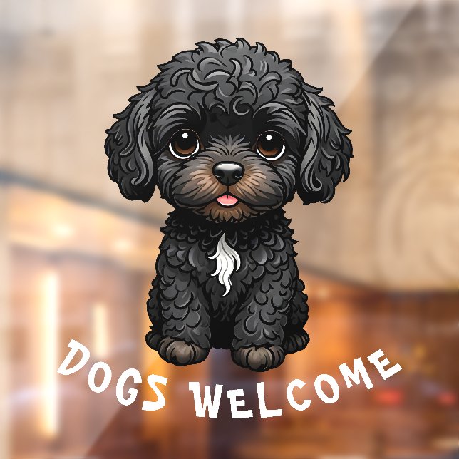 Dogs Welcome Window Cling (Sheet 2)