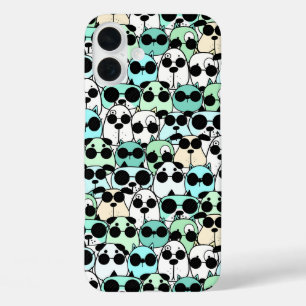 Dogs with Sunglasses iPhone 16 Plus Case
